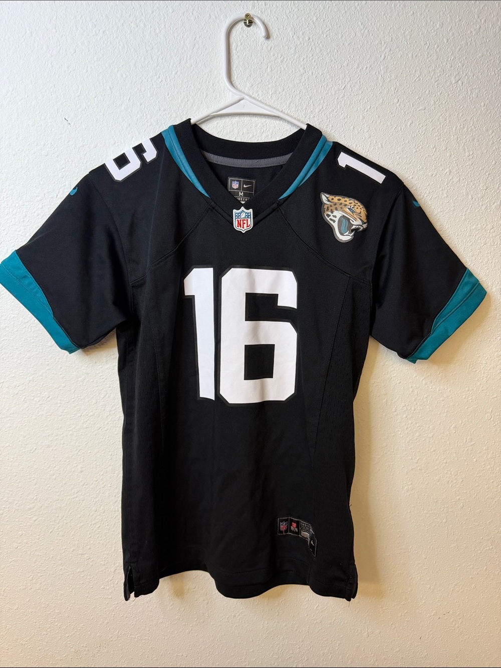 NFL Black and Teal Lawrence #16 Jersey